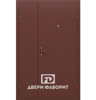 дверь двустворчатая недорогая с замком и глазком