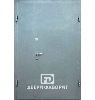 дверь двустворчатая в котельную