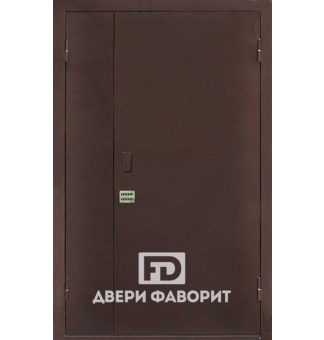 дверь с кодовым замком в подъезд с цинкогрунтом