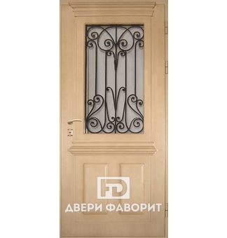 Дверь с терморазрывом и стеклом