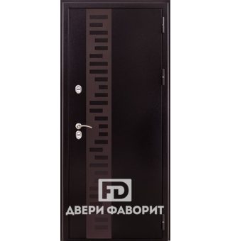 Стальная дверь (терморазрыв) покрыта цинкогрунтом
