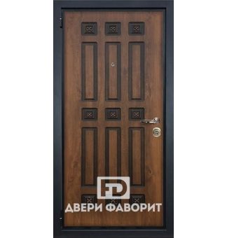 Входная дверь в офис с одним замком (МДФ и винорит)