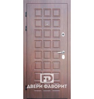 Металлическая дверь в офис с двумя замками
