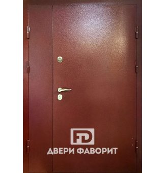 Входная дверь на две квартиры с порошковым напылением