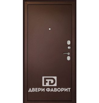 Антивандальная дверь в квартиру с поворотной задвижкой