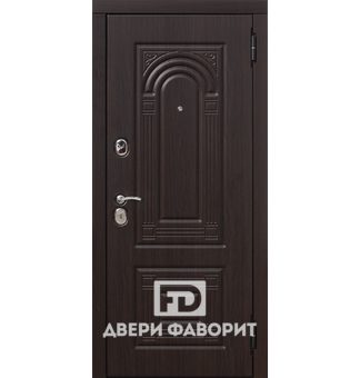 Дверь входная с черным винорит