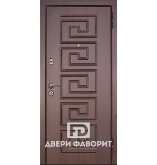 Уличная дверь с МДФ панелью