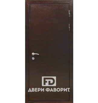 стальная недорогая дверь с порошковым напылением