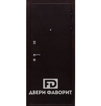 стальная недорогая дверь с тремя петлями на подшипниках